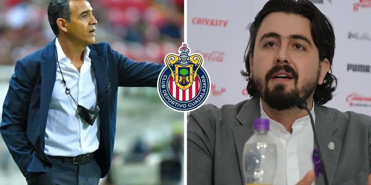 The player who has Ricardo Cadena's acceptance only asks for one million USD to play for Chivas, but Amaury Vergara rejects him.