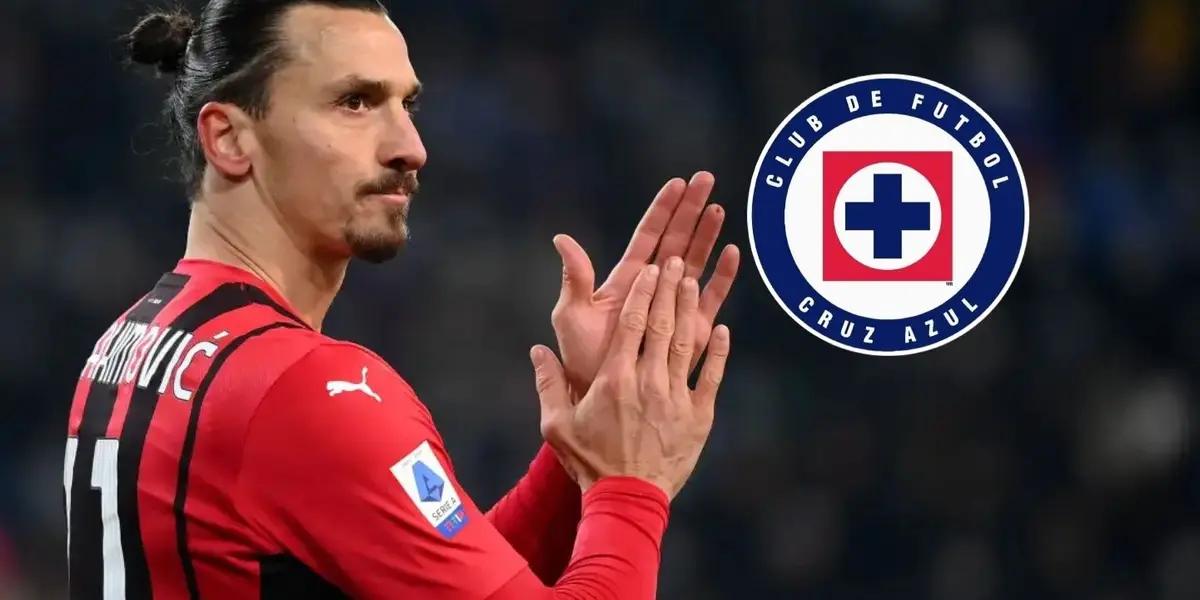The player who is the same age as Zlatan Ibrahimovic and raises his hand to join Cruz Azul