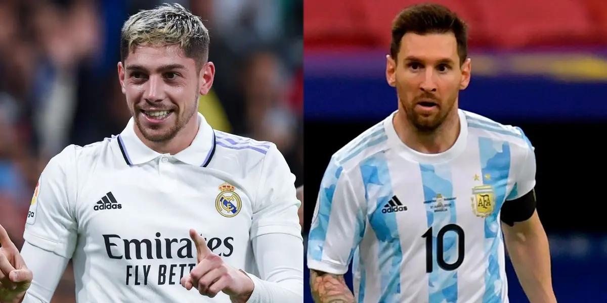 The player who most admires Federico Valverde and is not Lionel Messi