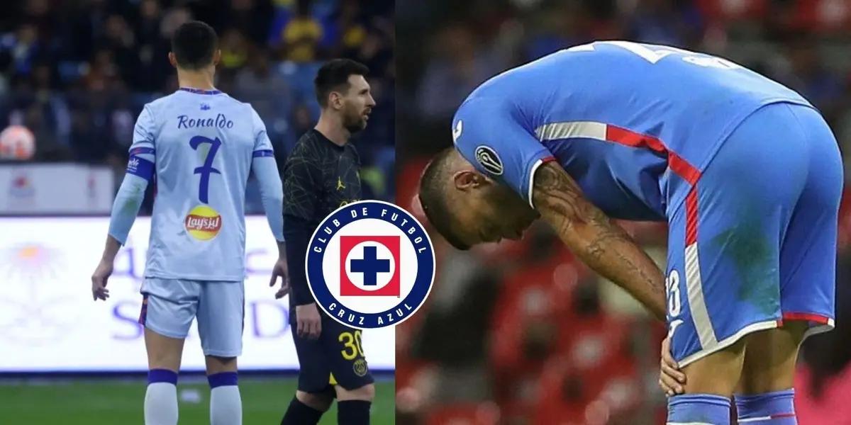 The player who played for Cruz Azul and could have been on the field with Cristiano Ronaldo and Lionel Messi, but preferred to party with them