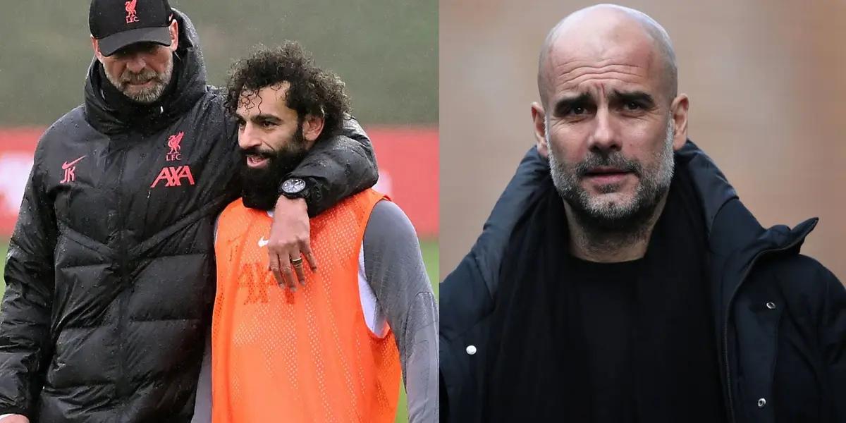 The player who refuses to play for Liverpool and is now training with Manchester City