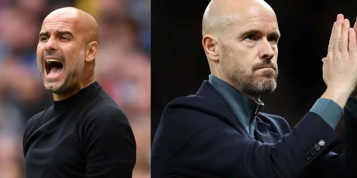 The player who would arrive at Manchester United after being errased by Guardiola