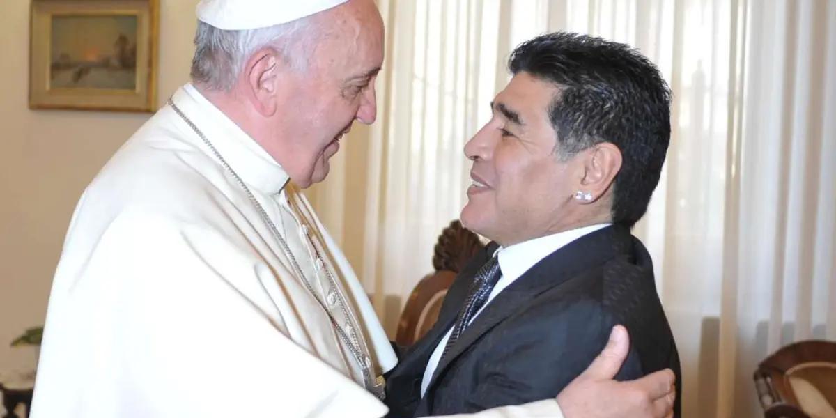 The Pope was interviewed and when the moment to talk about Diego Maradona came, he surprised everybody with his opinion.