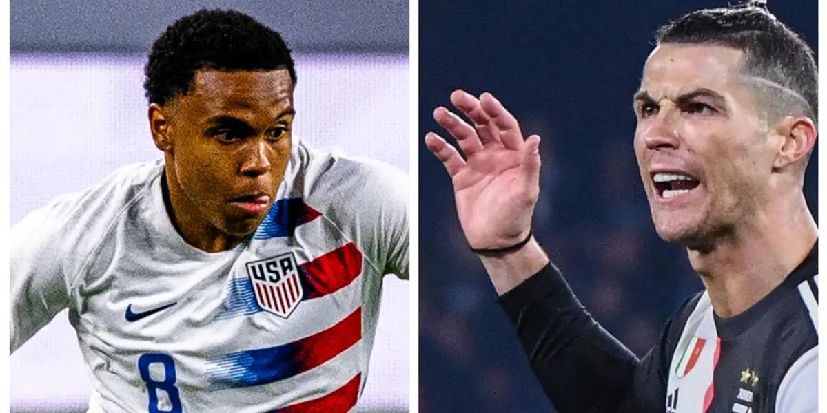 The Portuguese legend had a serious moment against his young American teammate. he did not like him at all.