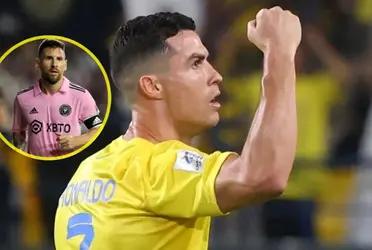 The Portuguese scored another goal and continues to extend the gap with Lionel Messi