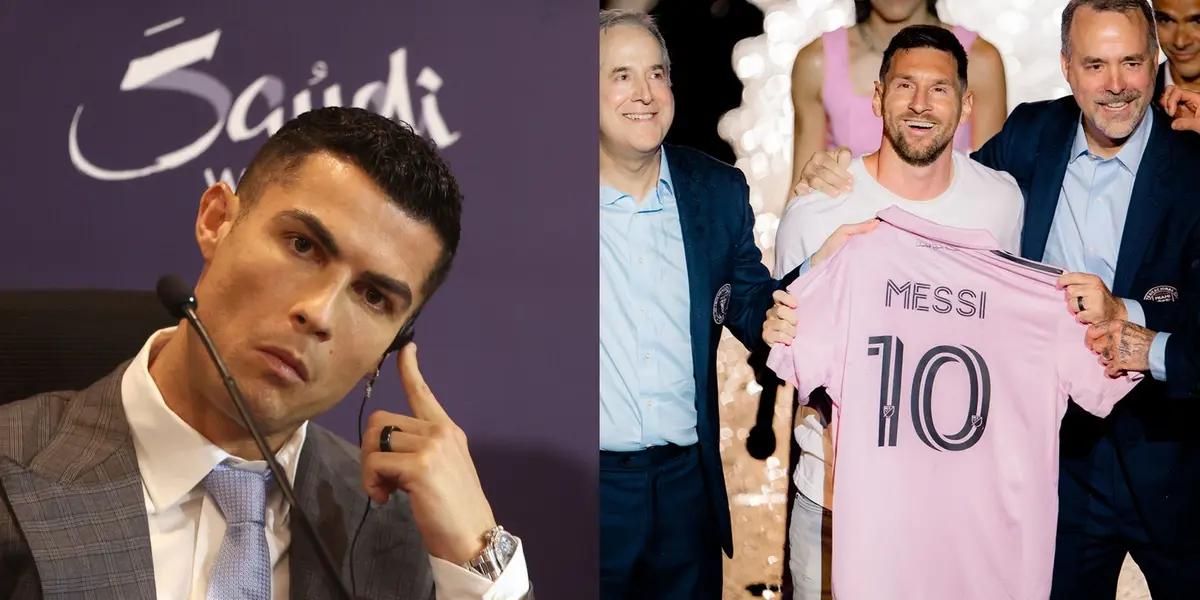 The Portuguese star gave his position after the presentation of the Argentine.