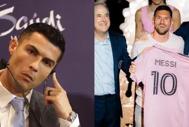 The Portuguese star gave his position after the presentation of the Argentine.