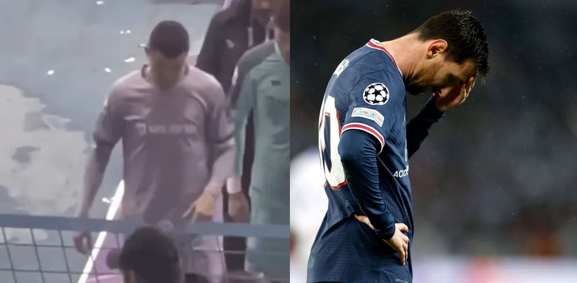 The Portuguese suffered his first setback in the Middle East and the rival fans reminded him of his greatest sports rival