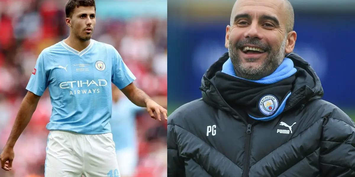 The praise that Rodri sends to Pep Guardiola after sharing recent years