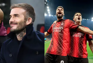He played for both clubs, the team David Beckham supported in Milan vs PSG is revealed