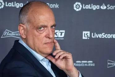 The president of La Liga continues to give his opinion about what the Qatari
