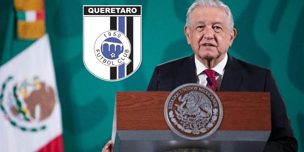 The President of Mexico regretted the acts of violence during the match between Querétaro and Atlas at La Corregidora.