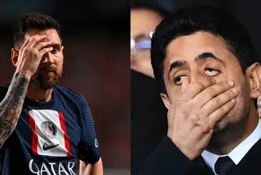 The president of the Parisian barra brava referred to Mbappé and left a hint to Lionel Messi