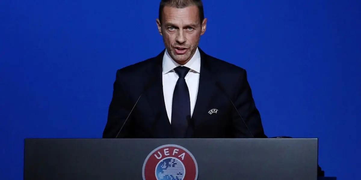 The president of the UEFA, very hard against Real Madrid.