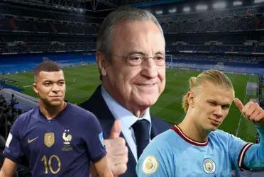 The president of the white club has already chosen between Mbappé or Haaland for the summer of 2024.