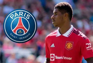 The problem for the Parisian side is that Erik Ten Hag is counting on the English winger for this Premier League season.