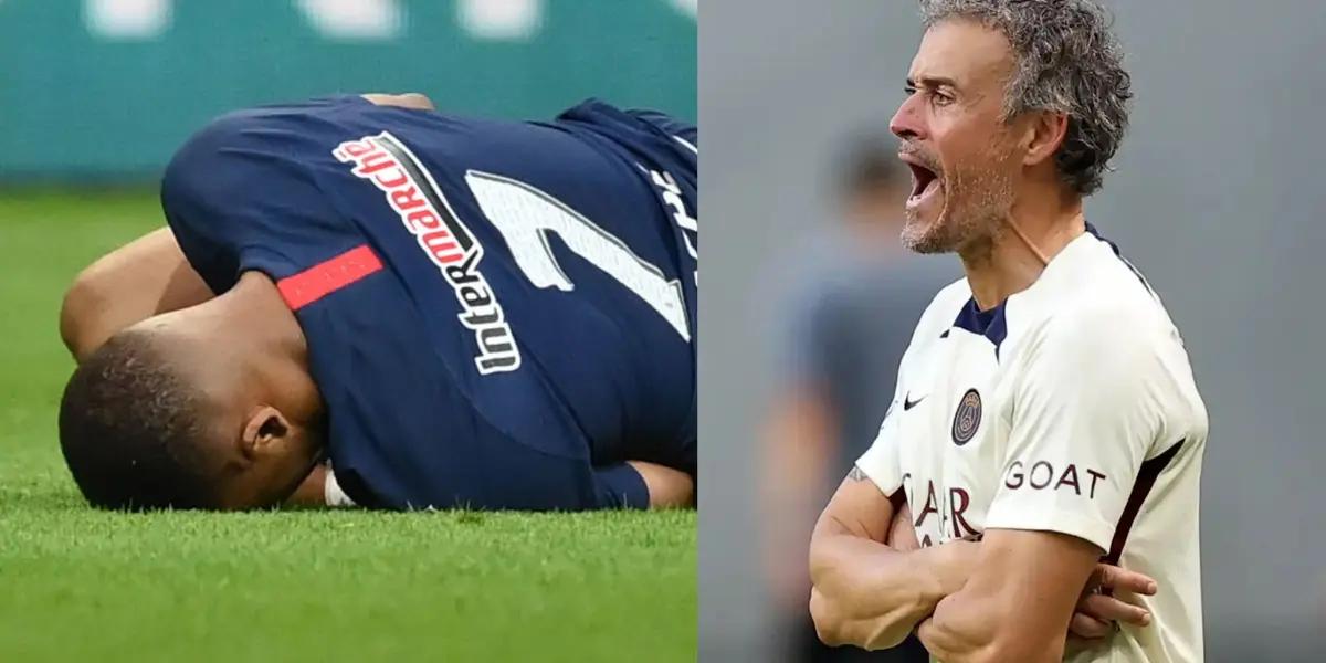 The PSG coach talks about the current state of his player