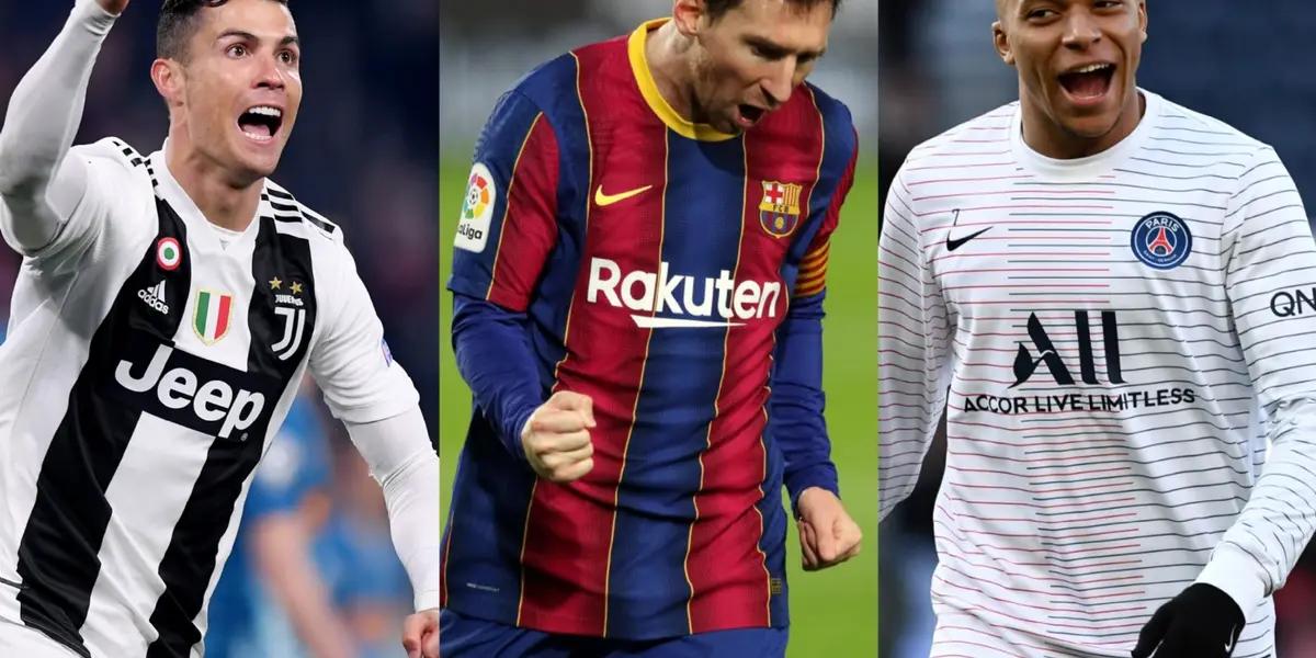 The PSG forward gave an interview and compared himself with the Portuguese and the Argentine