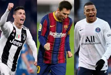 The PSG forward gave an interview and compared himself with the Portuguese and the Argentine