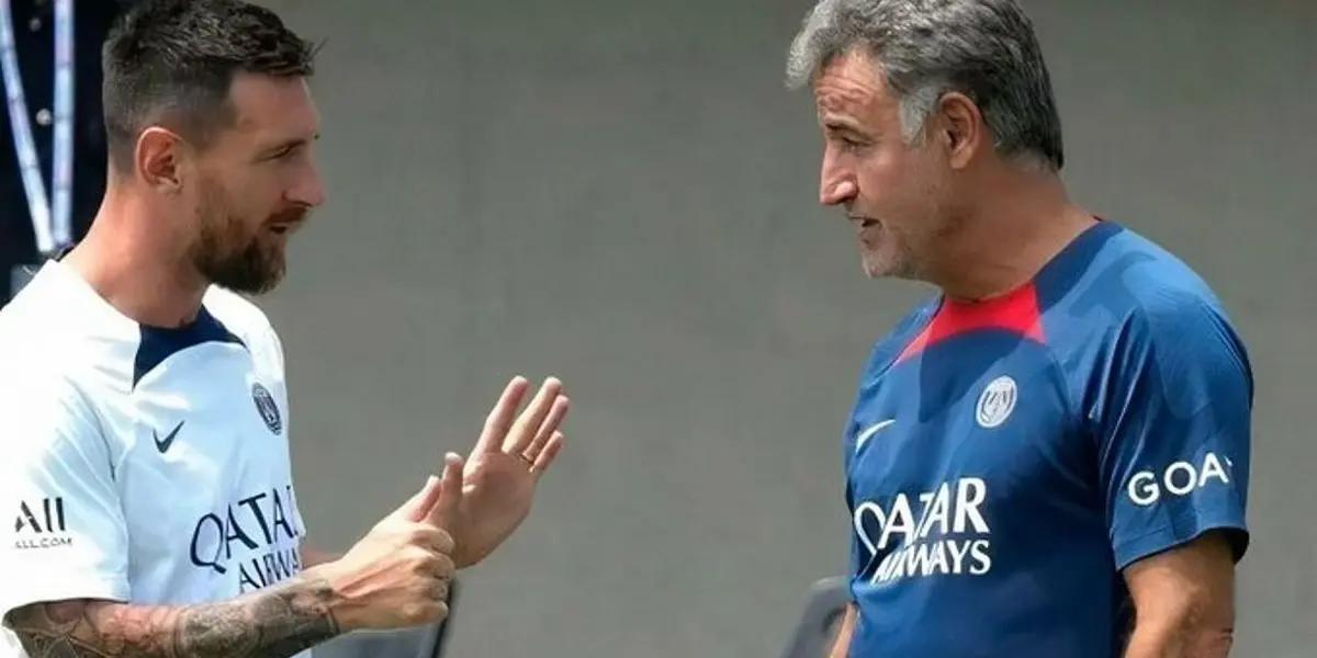 The PSG manager was asked about the day-to-day with Messi in training and he was full of praise: "I appreciate every moment I have to see him on the pitch".