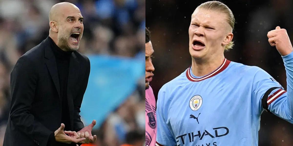 The reaction of Haaland's father when he saw that Lionel Messi won The Best