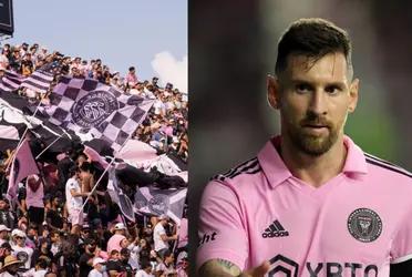 The reaction of Inter Miami fans after the absence of Lionel Messi