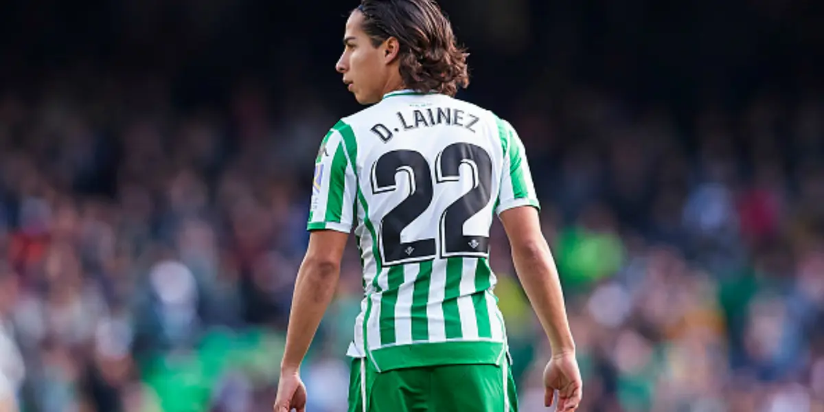 The Real Betis team put a clause of 75 million euros on Diego Lainez's contract