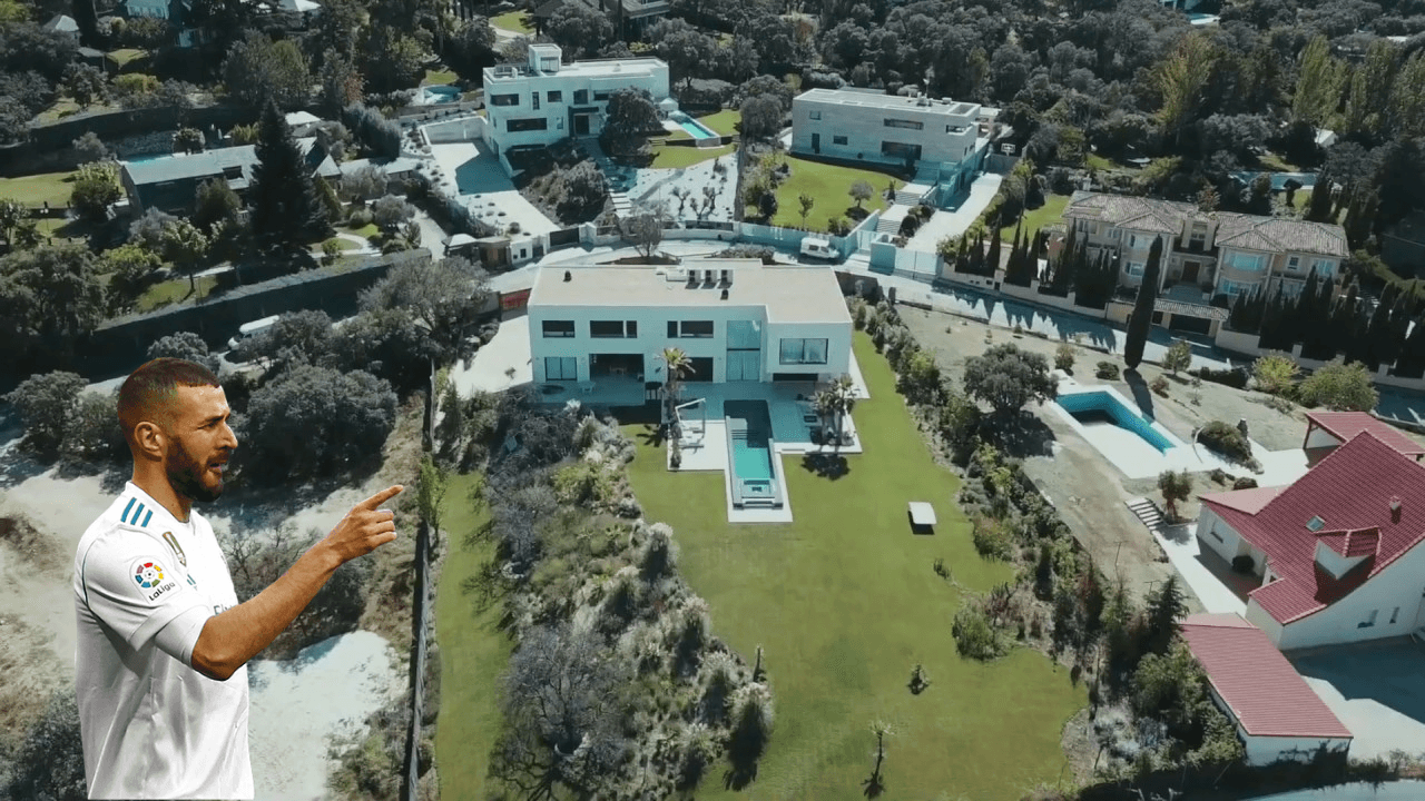 The Real Madrid striker's home was raided, but not many people know how the world star lives.