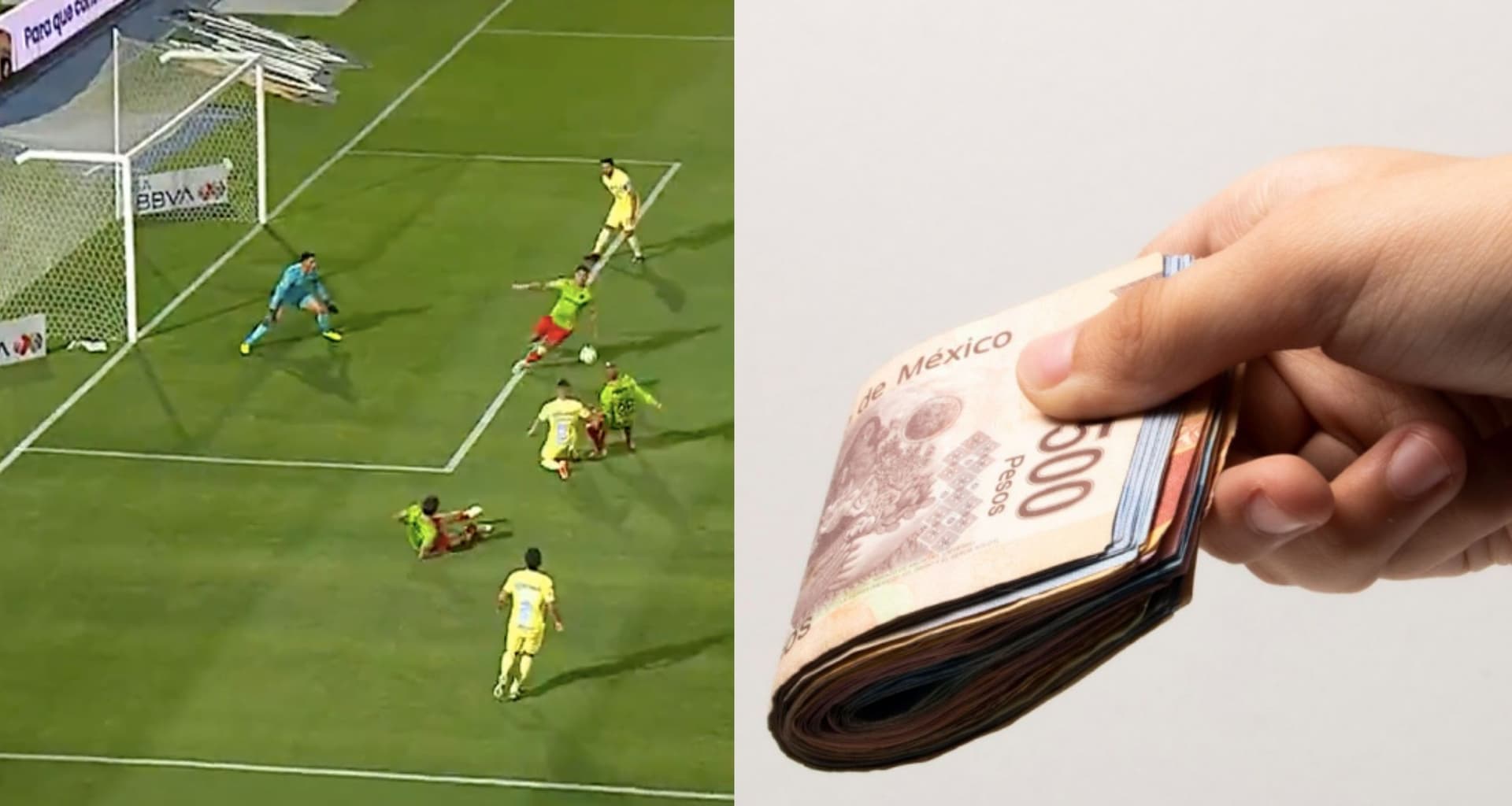 The referees made a controversial decision in the match between Club América and FC Juárez