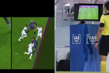 The referees made a serious mistake in the victory of FC Barcelona against Real Madrid