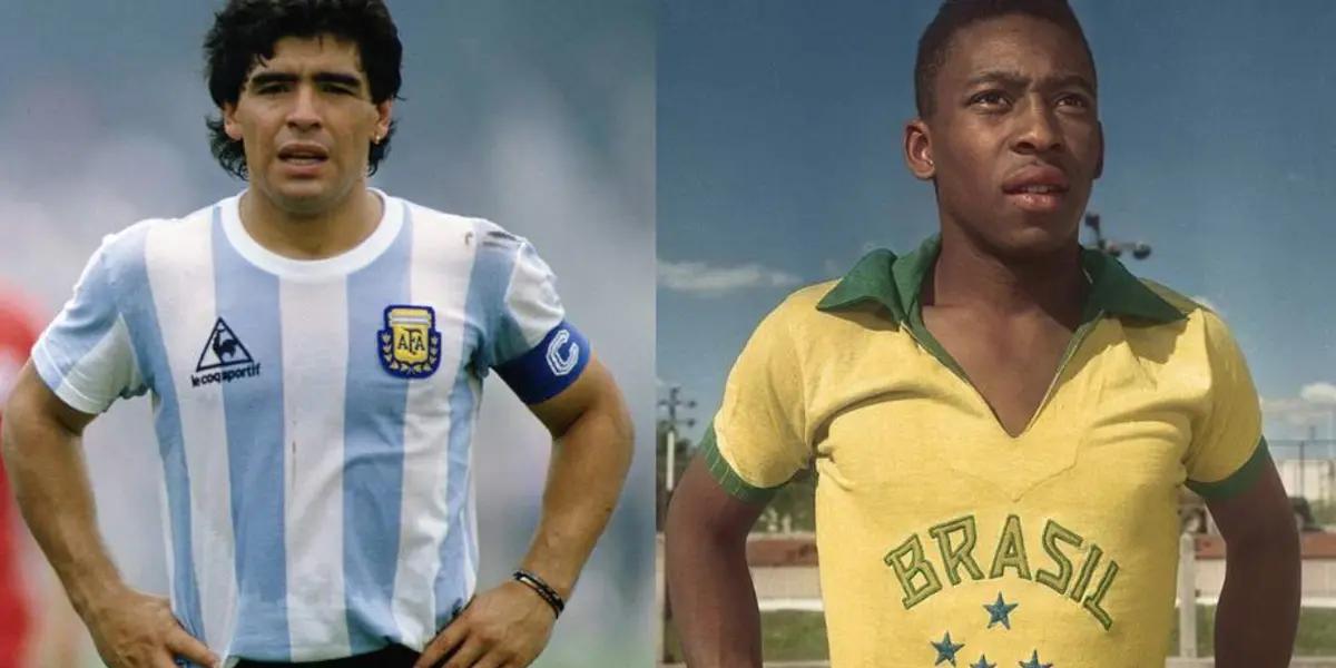 The relationship between Pele and Maradona was not always the best and after what Pele did, it would finally have finished breaking up.