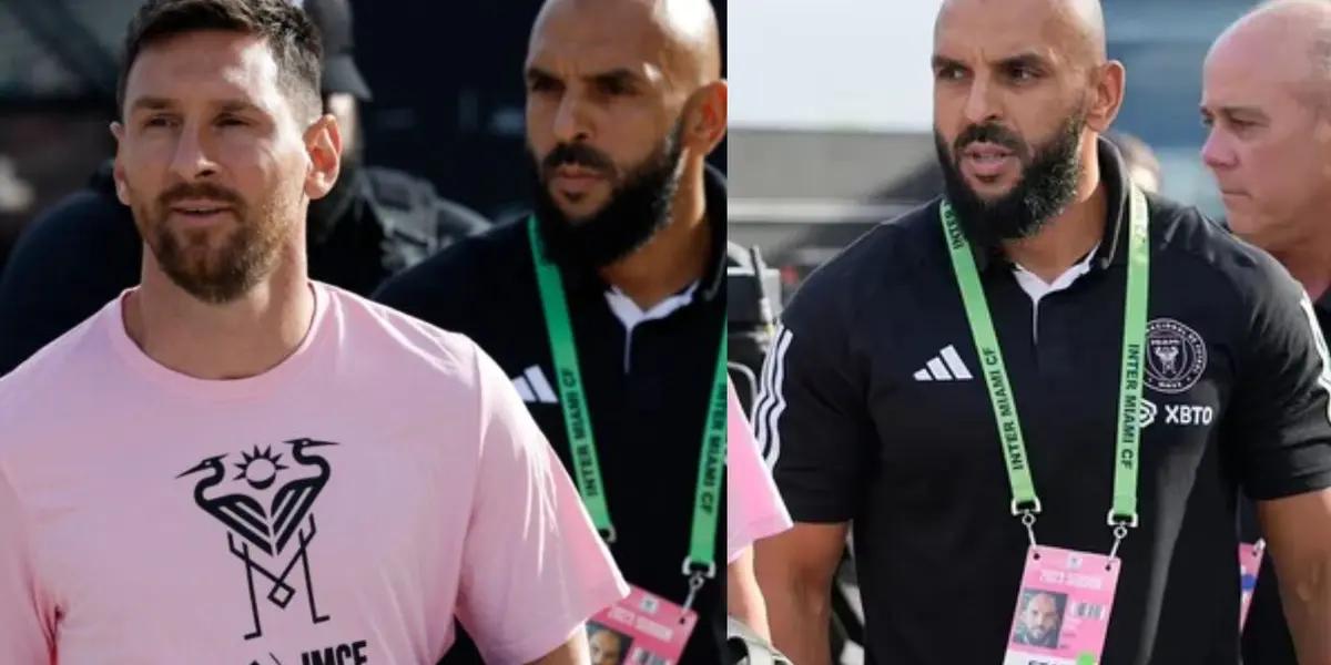 The salary that the MMA expert and former military man who is now Lionel Messi's bodyguard in Miami