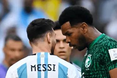 The Saudi player also faced the Pole, on a new World Cup date in Qatar.