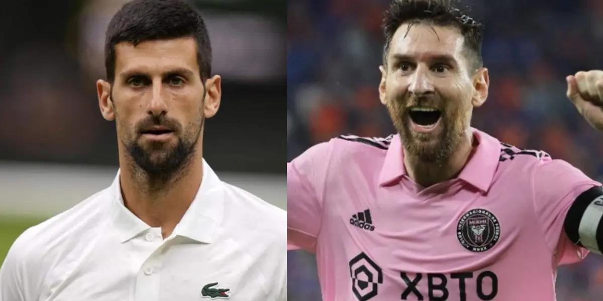 The Serbian tennis player gave his opinion about Lionel Messi and the talk they had in their last meeting