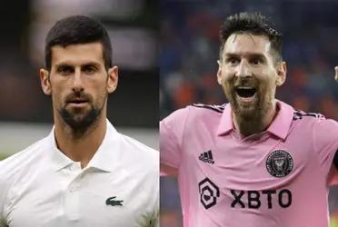 The Serbian tennis player gave his opinion about Lionel Messi and the talk they had in their last meeting