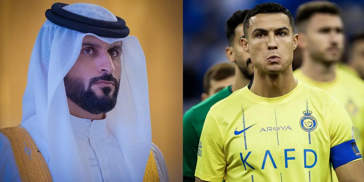 The sheiks are not happy with Cristiano Ronaldo's performance.