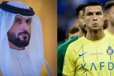 The sheiks are not happy with Cristiano Ronaldo's performance.