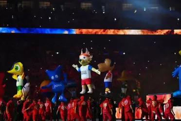 The show that opened the world cup had a moment that the Argentines did not miss.