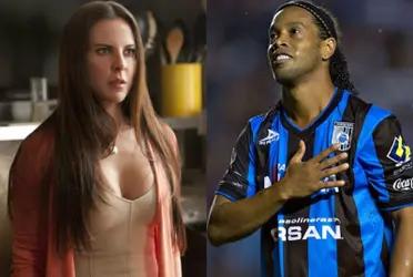 The soccer legend has now a business that is permitting him earning fortune and competing with the Mexican actress.