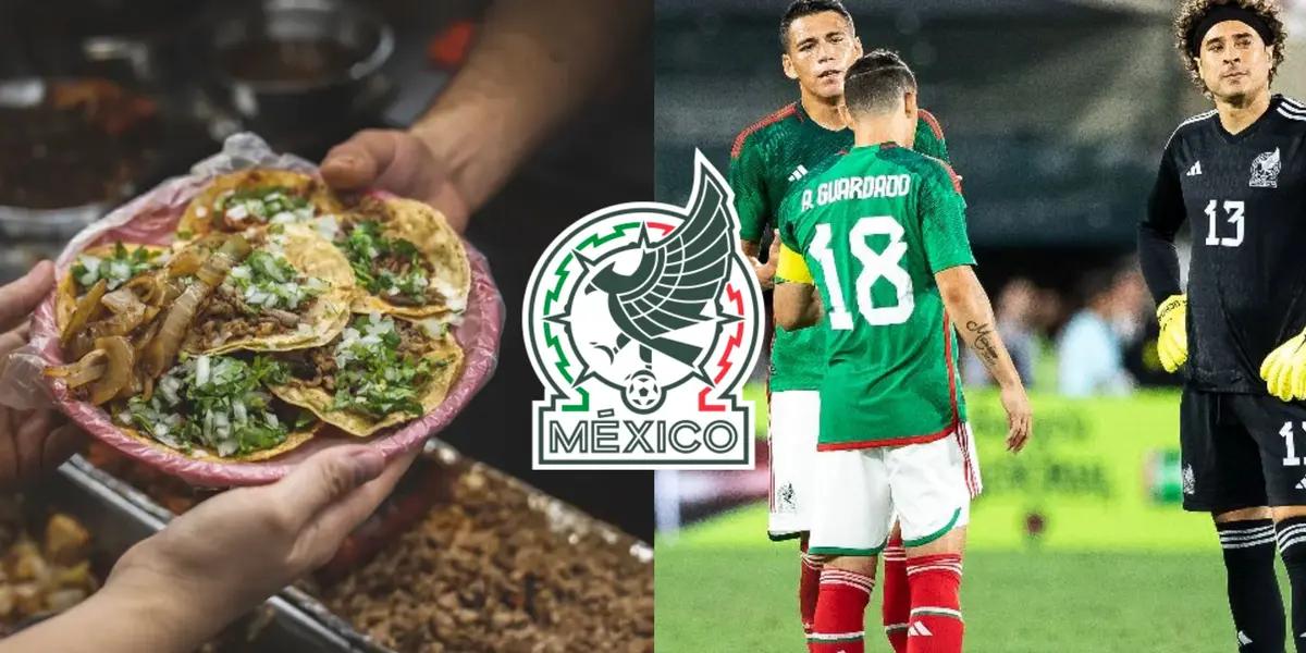 The soccer player, who was in the Mexican national team, got small in a big moment and now sells tacos