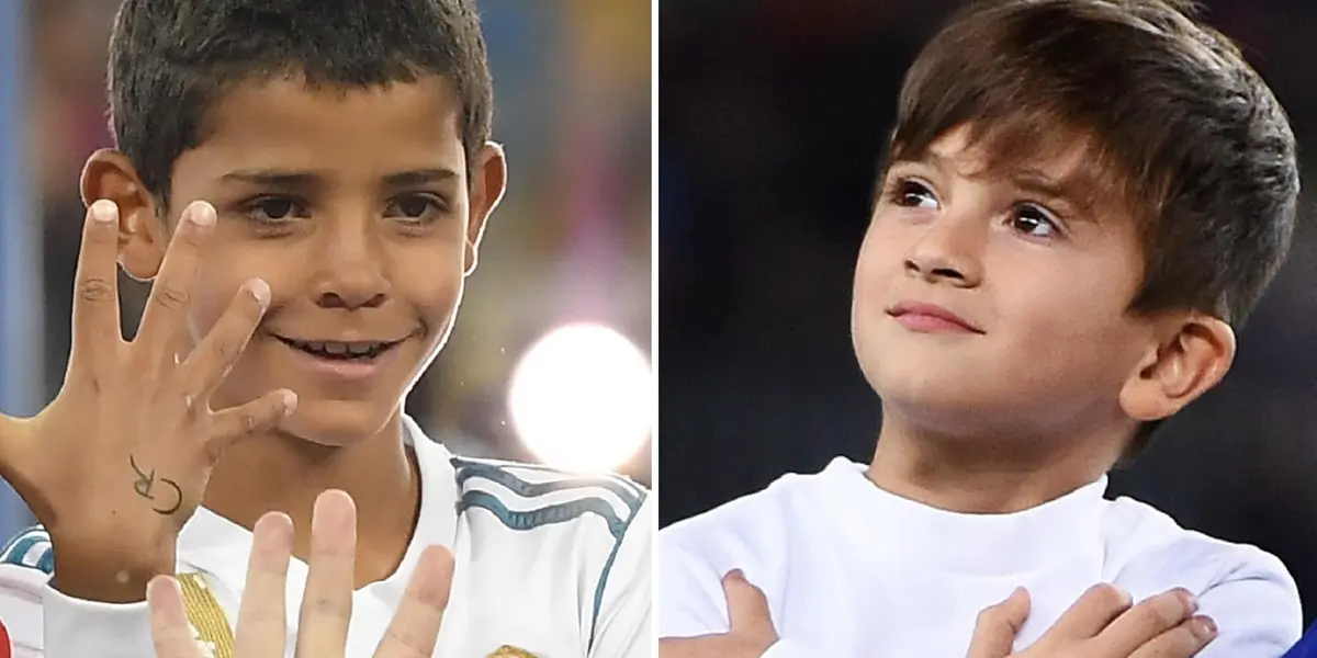 The sons of Lionel Messi and Cristiano Ronaldo are already taking their first steps in the world of football, and how could it be otherwise, they are expected to be great promises in the future of football.