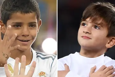 The sons of Lionel Messi and Cristiano Ronaldo are already taking their first steps in the world of football, and how could it be otherwise, they are expected to be great promises in the future of football.