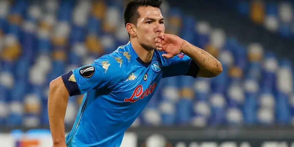 The southern Italian club will carry out a solidarity action that includes the Mexican forward