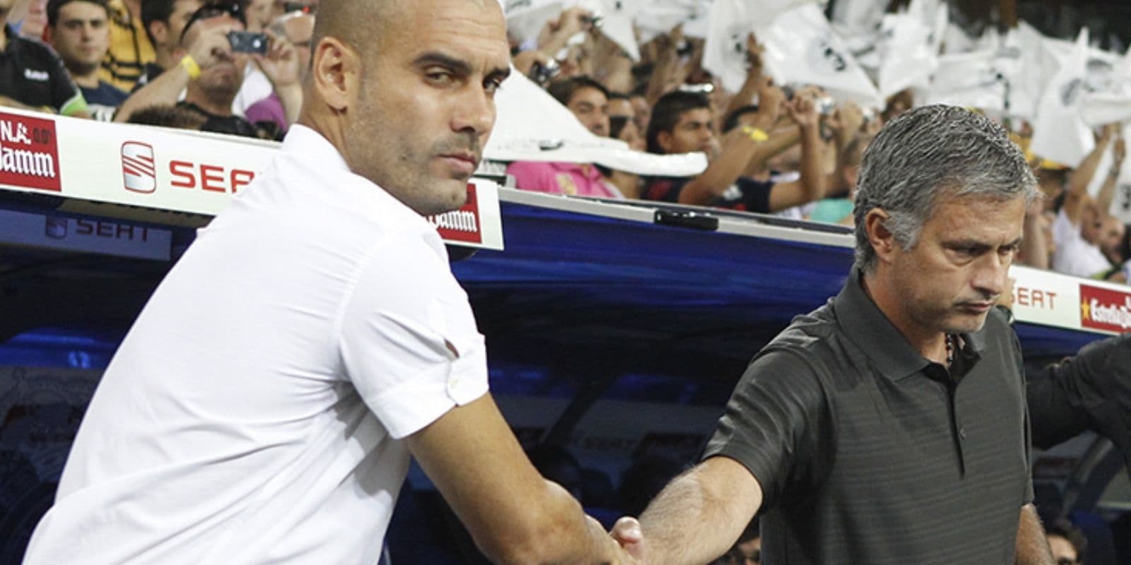The Spaniard extended his stay with the Citizens for two more years and did not forget his great rival José Mourinho.