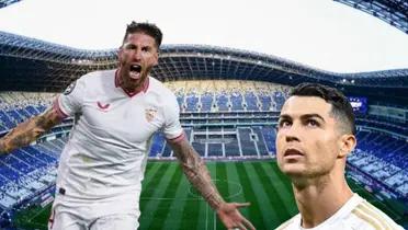 Sergio Ramos and Cristiano Ronaldo