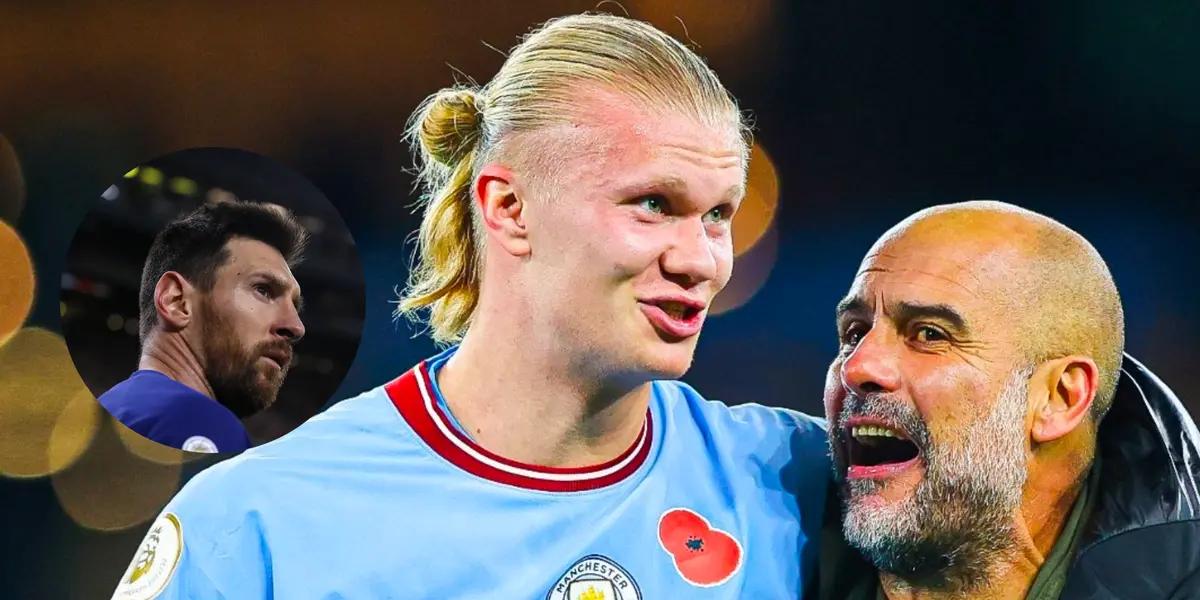 The Spanish coach had an amusing response when asked about the change he made to the Norwegian in the FA Cup