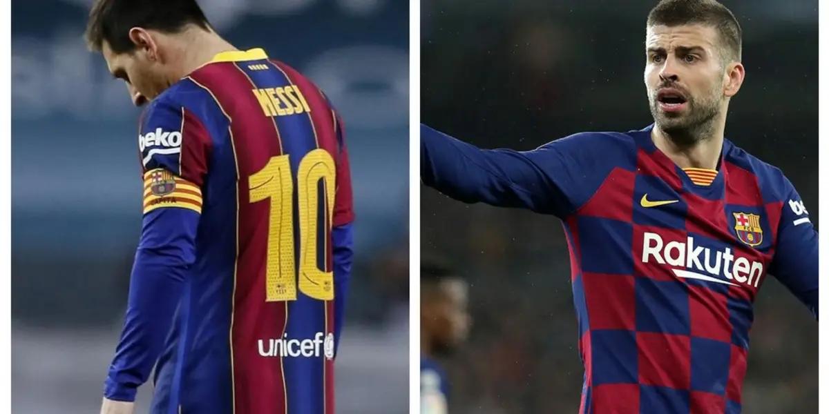 The Spanish defender has made a surprising move near the Camp Nou, and it could lead to disaster when the Argentine star finds out.