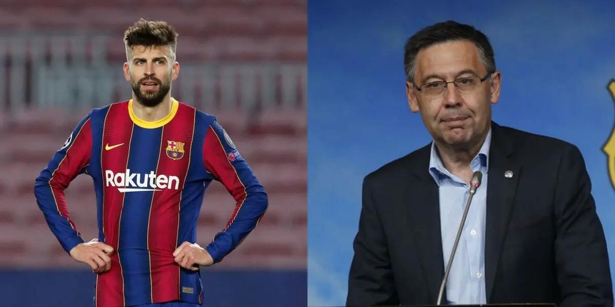 The spanish player and the former Barça presidente, Josep María Bartomeu are in the eye of the storm