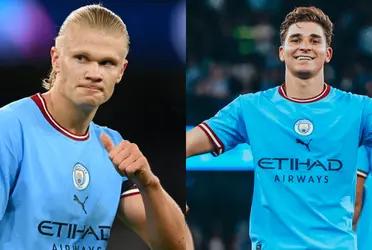 The 'Spider' scored his first goal in this competition yesterday and reached a historic mark for the competition and for Argentines.