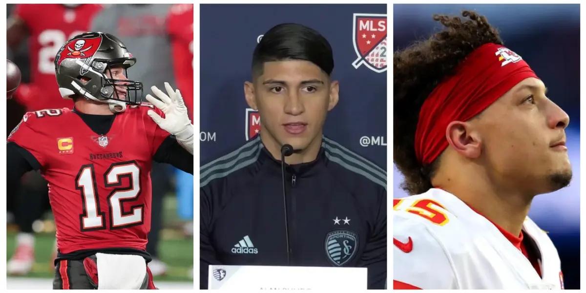 The Sporting Kansas City striker has attended to the Super Bowl between the Buccaneers and the Chiefs.